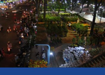 chợ hoa công viên gia định