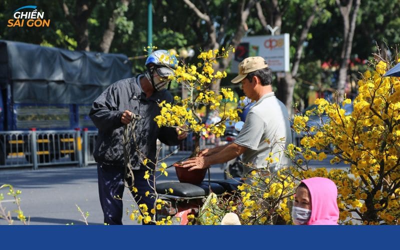 chợ hoa công viên gia định