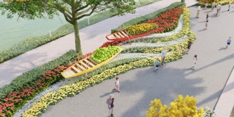 chợ hoa tết phú mỹ hưng