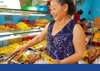 cơm tấm tuyết cây gõ