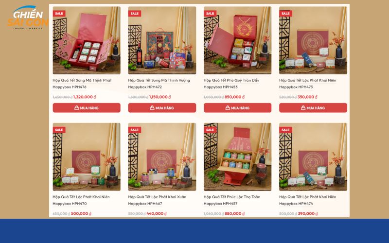 dịch vụ gói quà tết tại tphcm