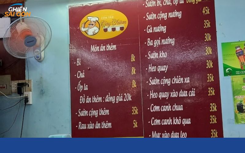 cơm tấm cây trâm