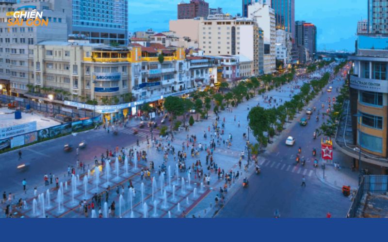 Đường Nguyễn Huệ - Biểu tượng nhộn nhịp giữa lòng Sài Gòn 11 đường nguyễn huệ