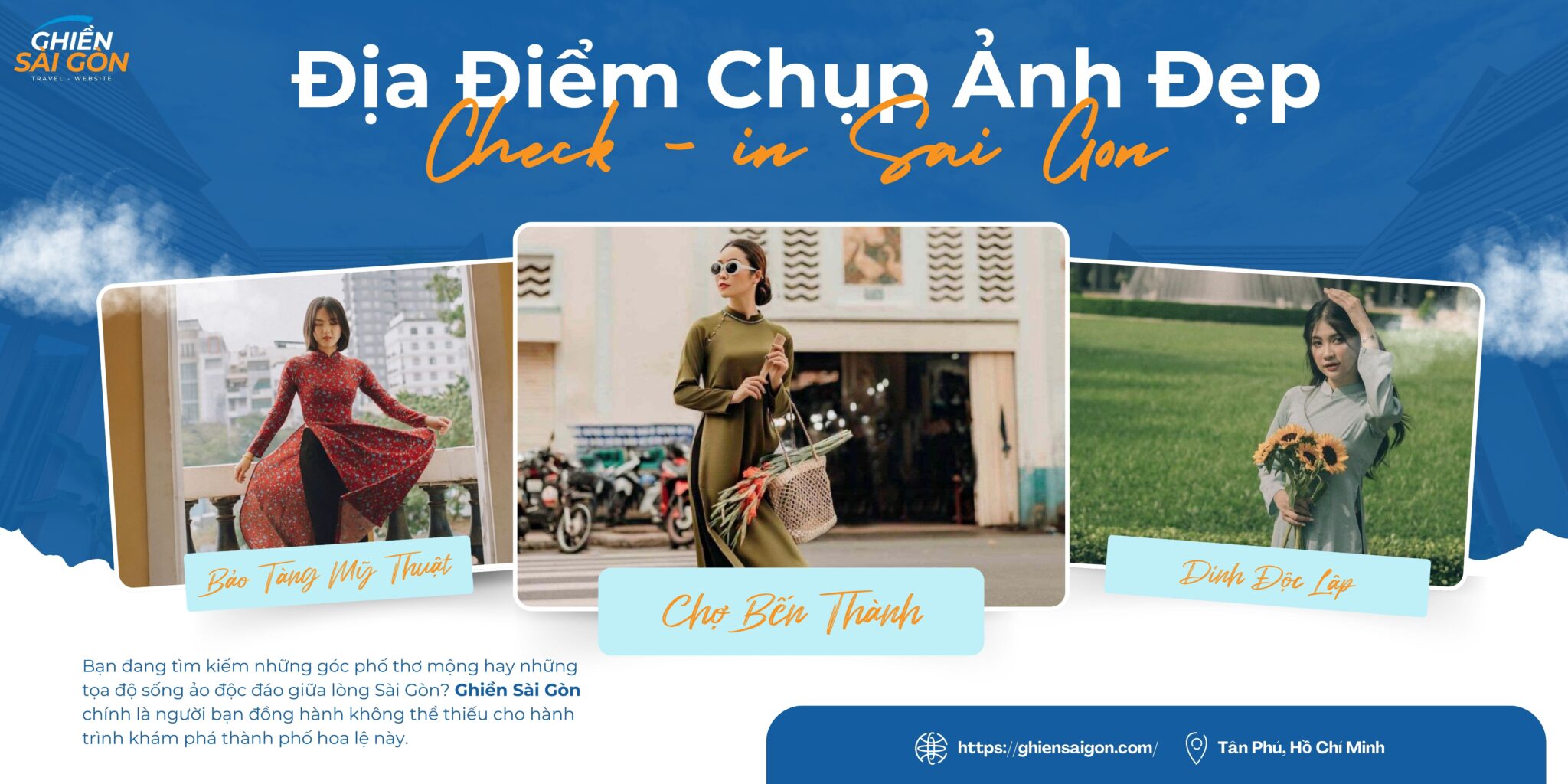 địa điểm chụp ảnh đẹp ở sài gòn