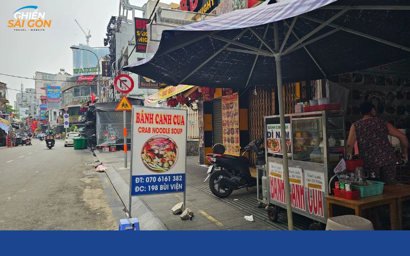 Review mới nhất về quán bánh canh cua Dì Năm ngay phố Bùi Viện 10 bánh canh cua dì năm