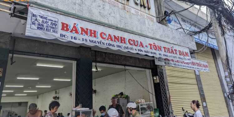 bánh canh cua tôn thất đạm