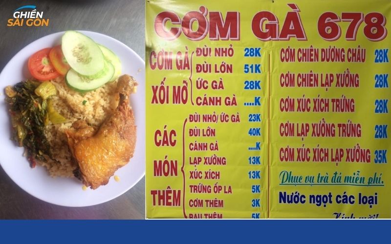 Review mới nhất về quán cơm gà 678 Quận Tân Phú cực ngon 7 cơm gà 678