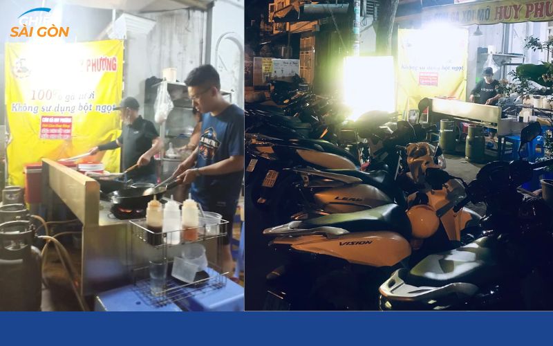Review mới nhất về quán cơm gà Huy phương quận Tân Phú nổi tiếng 8 cơm gà huy phương