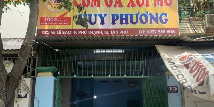 cơm gà huy phương