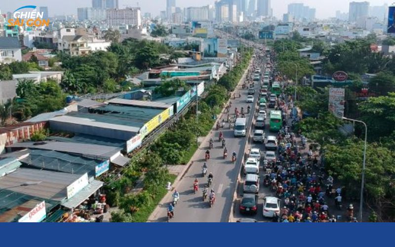 Đường Nguyễn Hữu Thọ – Tuyến kết nối đô thị phía Nam Sài Gòn 7 đường nguyễn hữu thọ