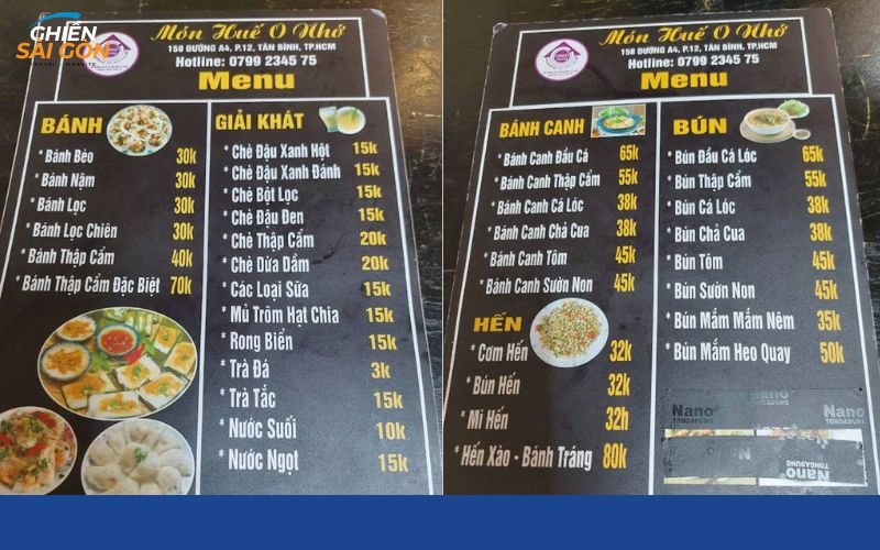Review quán bánh canh cá lóc O Nhớ chuẩn vị xứ Huế tại Tân Bình 10 bánh canh cá lóc o nhớ