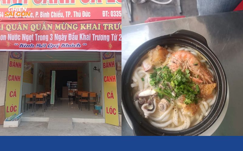 bánh canh cá lóc thủ đức