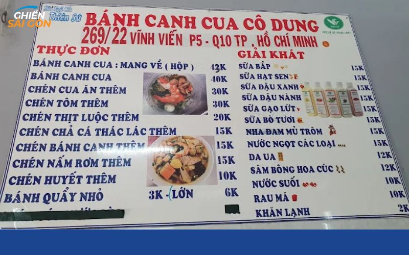 Review mới nhất về quán bánh canh cua gia truyền Cô Dung Quận 10 7 bánh canh cua gia truyền cô dung