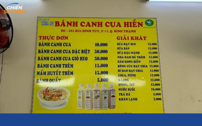 Review mới nhất về quán bánh canh cua Hiền ở Quận Bình Thạnh 7 bánh canh cua hiền