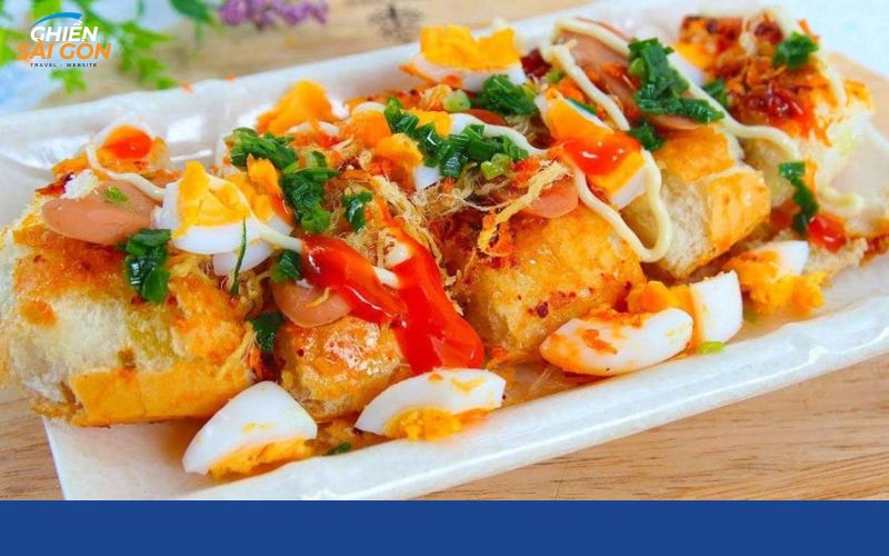 bánh mì nướng muối ớt sài gòn