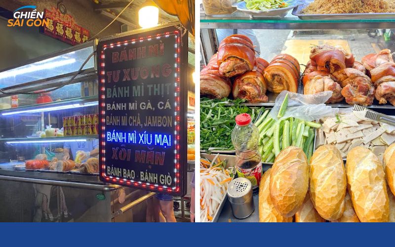 Review mới nhất về tiệm bánh mì Tư Xường Quận 5 7 bánh mì tư xường