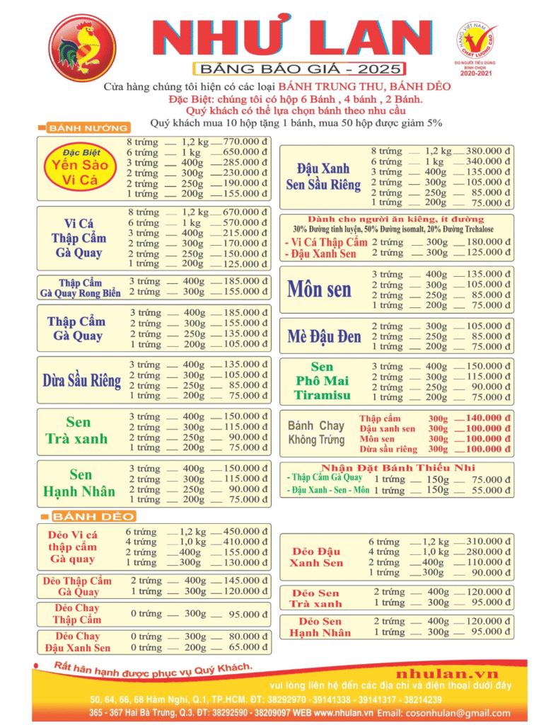Review mới nhất về tiệm bánh trung thu Như Lan ngon, giá rẻ 13 bang-gia-banh-trung-thu-nhu-lan-nam-2025-1