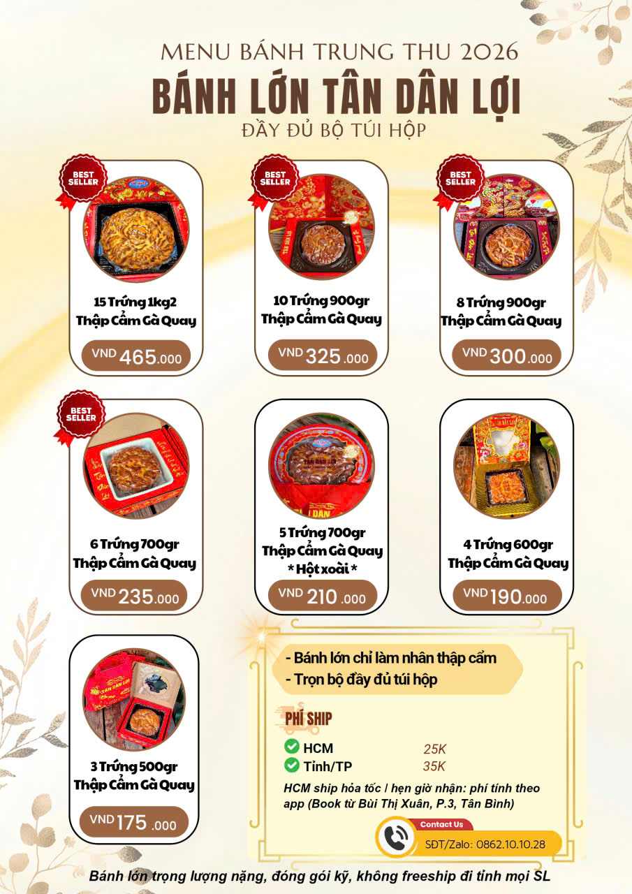bánh trung thu tân dân lợi