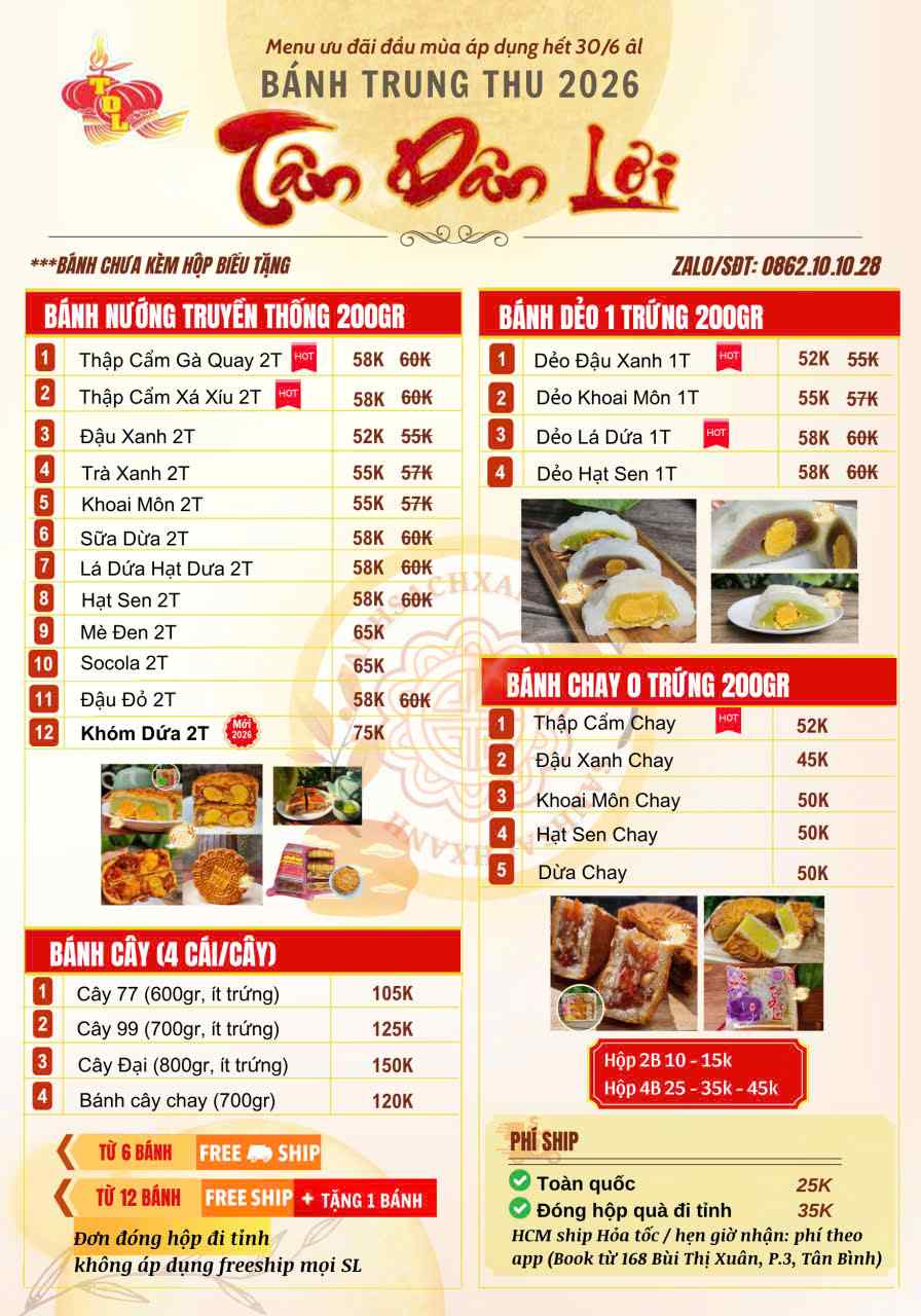 bánh trung thu tân dân lợi