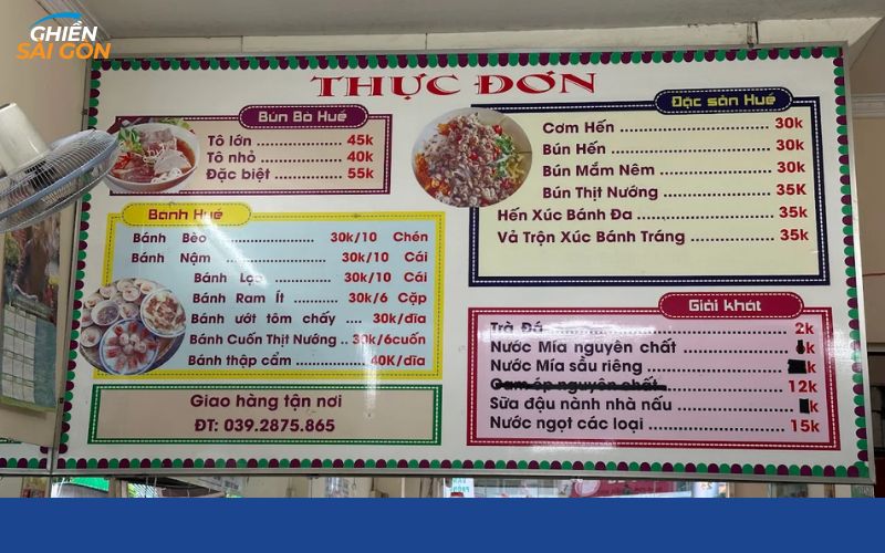 bún bò huế ngự bình