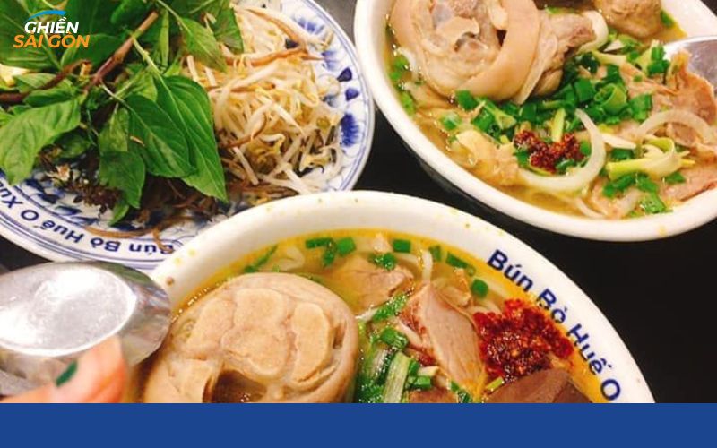 Review mới nhất về quán bún bò Huế O Xuân ngay trung tâm Quận 1 9 bún bò huế o xuân