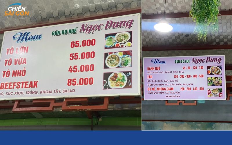 bún bò ngọc dung