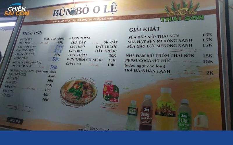 bún bò o lê