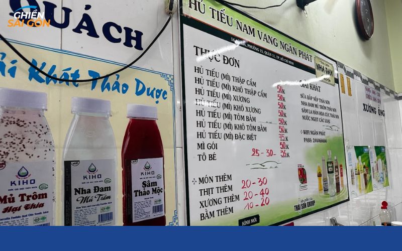 hủ tiếu nam vang ngân phát