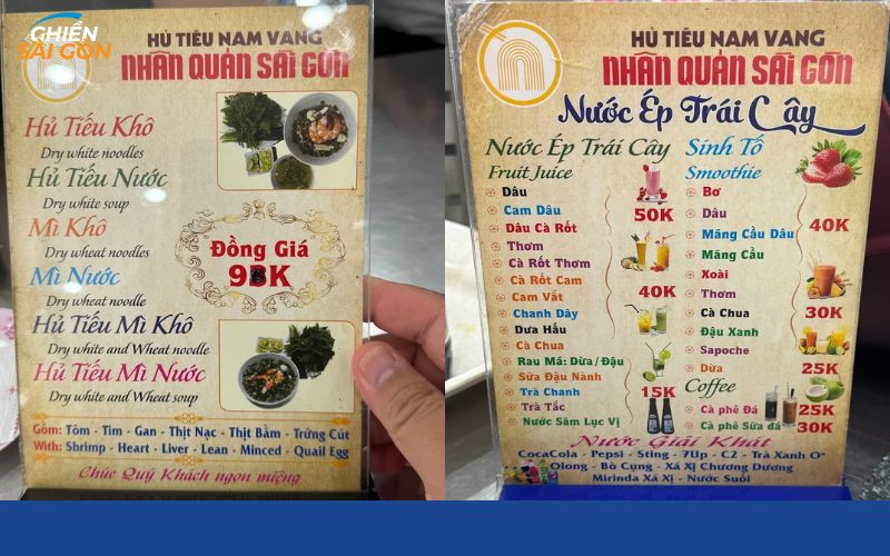 hủ tiếu nam vang nhân quán