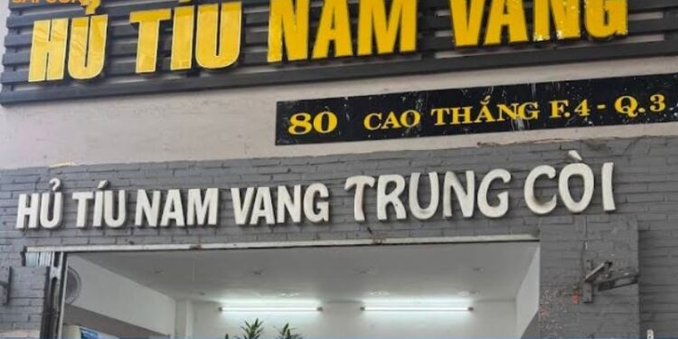 Review mới nhất về quán hủ tiếu nam vang Trung Còi tại Quận 3 5 hủ tiếu nam vang trung còi