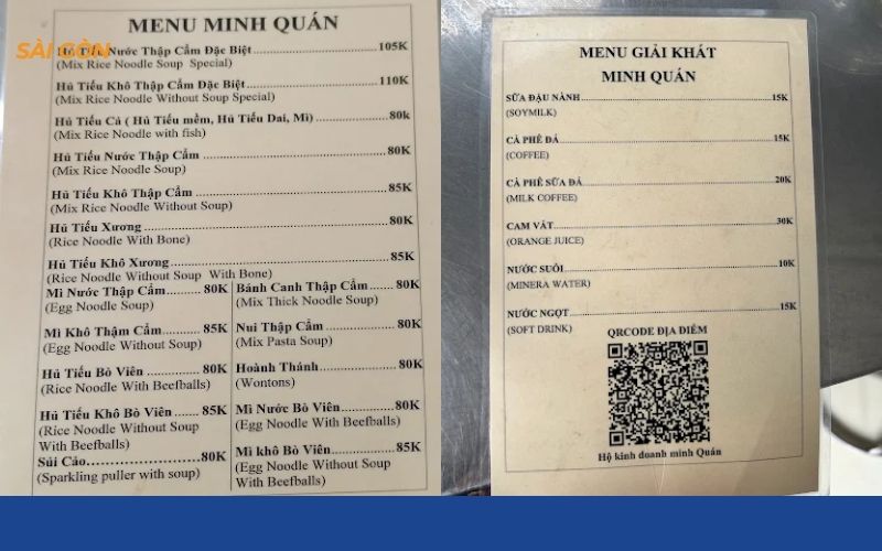 Review mới nhất về quán Minh Quán - Hủ Tiếu Nam Vang nổi tiếng  9 minh quán - hủ tiếu nam vang