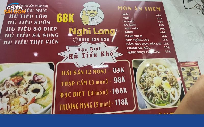 Review mới nhất về quán Hủ Tiếu Mực Nghi Long đậm vị biển 8 hủ tiếu mực nghi long