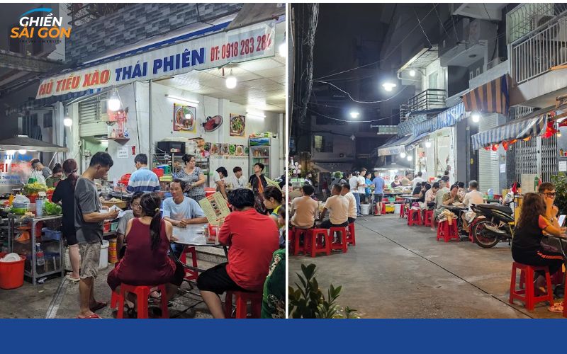 Review mới nhất về quán hủ tiếu xào Thái Phiên của người Hoa 7 hủ tiếu xào thái phiên