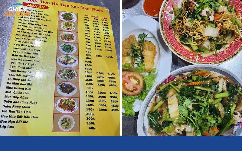 Review mới nhất về quán hủ tiếu xào Thái Phiên của người Hoa 9 hủ tiếu xào thái phiên