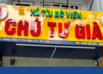 hủ tiếu bò viên chú tư già