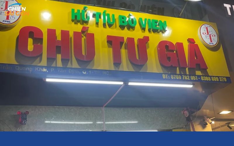 hủ tiếu bò viên ngon sài gòn