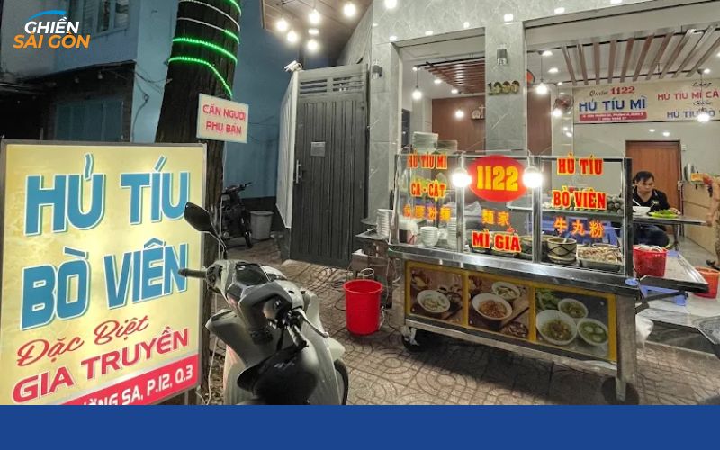 hủ tiếu bò viên ngon sài gòn
