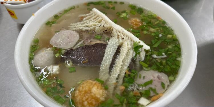 hủ tiếu bò viên ngon sài gòn