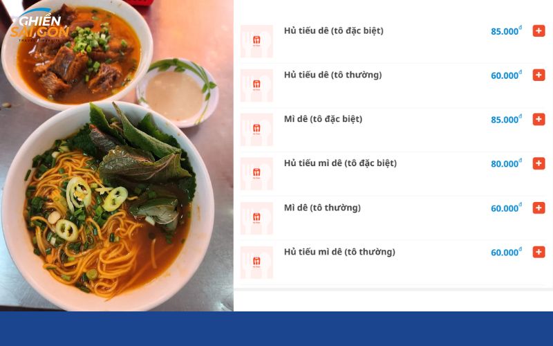 hủ tiếu dê gia đạt