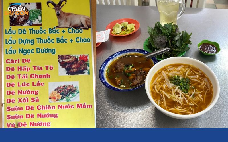 hủ tiếu dê hào phong