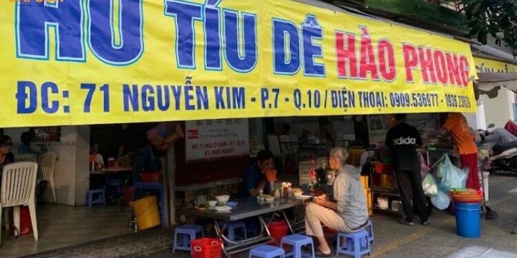 hủ tiếu dê hào phong