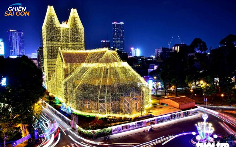Điểm danh 7+ nhà thờ trang trí Noel đẹp ở Sài Gòn 2025 8 nhà thờ trang trí noel đẹp ở sài gòn