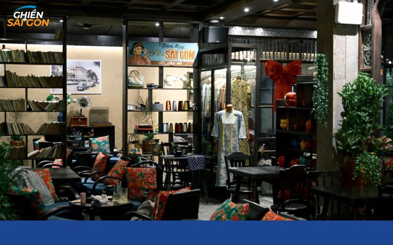 quán cafe trang trí noel ở sài gòn