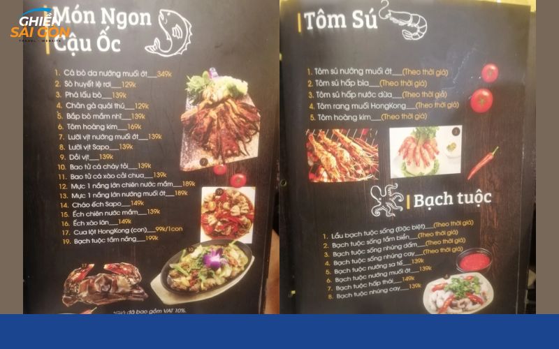 cậu ốc seafood & beer