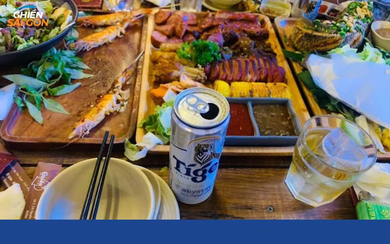 ghiền mồi bén & bia