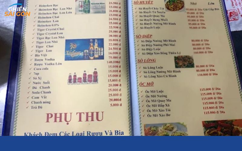 quán nhậu 25 hoàng sa