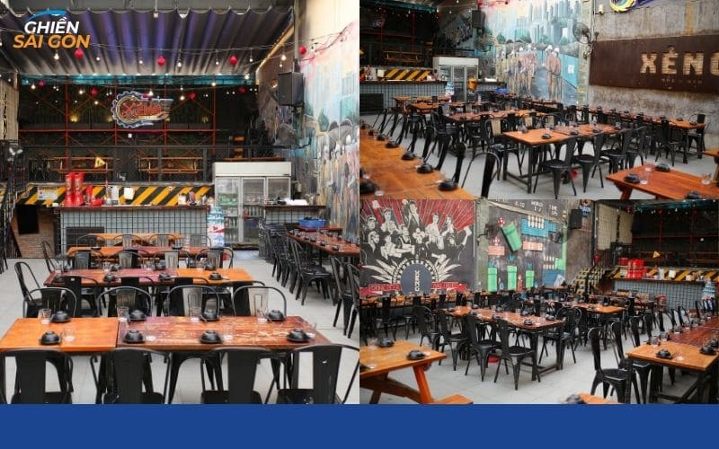 Quán nhậu Xẻng - Mồi & Bia cực chill gần phố Tây Sài Gòn 13 xẻng - mồi & bia