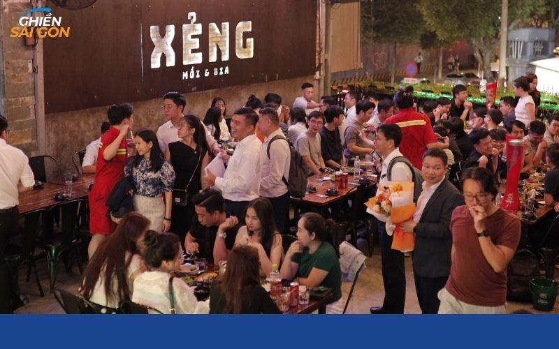 Quán nhậu Xẻng - Mồi & Bia cực chill gần phố Tây Sài Gòn 18 xẻng - mồi & bia