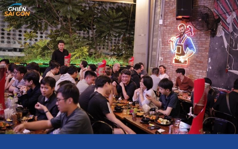 Quán nhậu Xẻng - Mồi & Bia cực chill gần phố Tây Sài Gòn 19 xẻng - mồi & bia