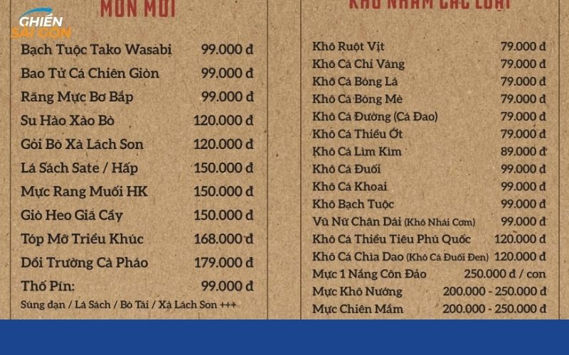 Quán nhậu 7 Khô Lý Thái Tổ đậm chất bình dân giữa lòng thành phố 13 7 khô lý thái tổ